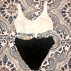 Knot-Front One Piece Swimsuit